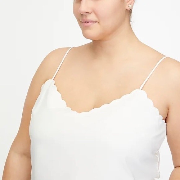 J. Crew Factory Scalloped cami top in size 22 and 24 plus size - Picture 7 of 7